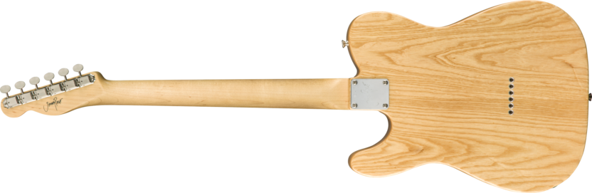 a wooden guitar with a white string
