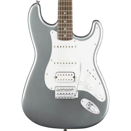 a white electric guitar