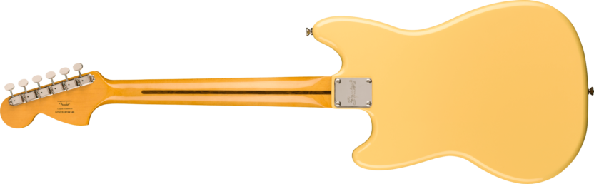 a guitar with a white neck
