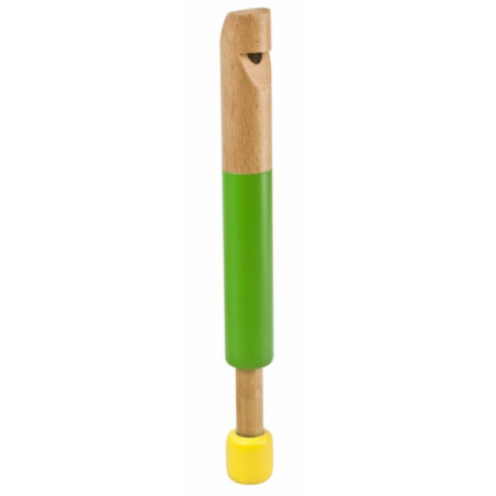 a green and yellow pencil
