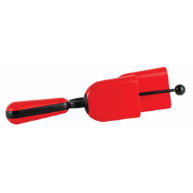 a red and black laser