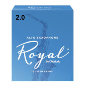 2.0 ALTO SAXOPHONE Royal by DAddario 10 FILED REEDS