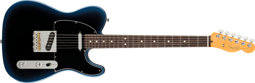 a guitar with a blue string