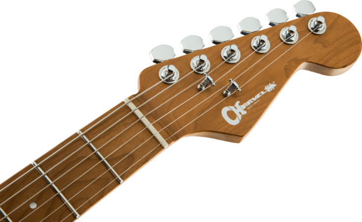 a guitar with strings