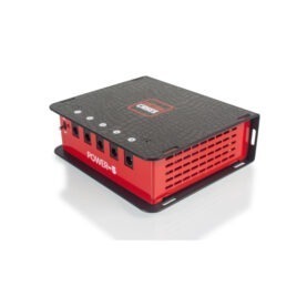 a red and black electronic device