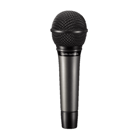 a microphone with a black background