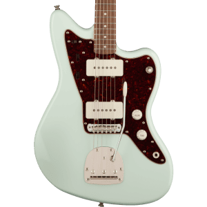 a red electric guitar