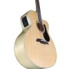 AJ80CE_Bup-1 a brown guitar with a black case