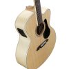 AJ80CE_TDown-1 a brown acoustic guitar