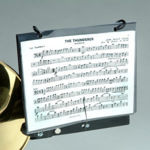 Trombone Lyre, Bell Clamp, fits all trombones