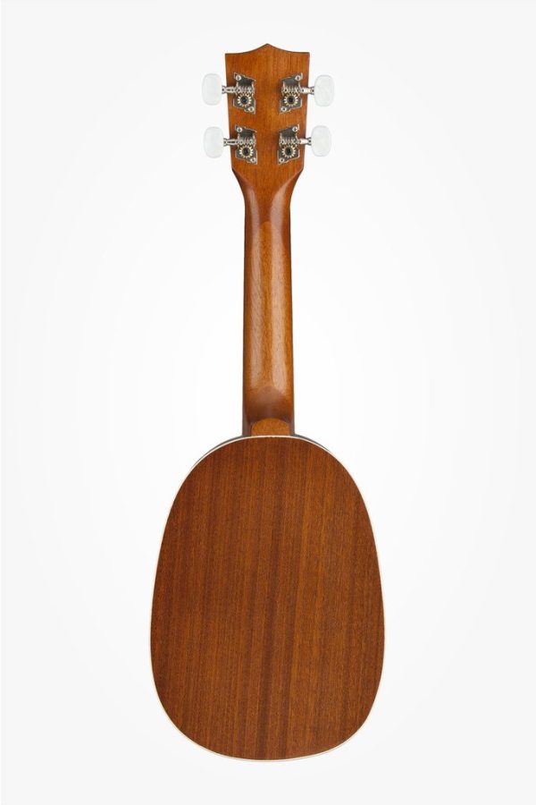 Kala Satin Mahogany Soprano Pineapple Ukulele