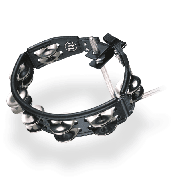 LP® CYCLOPS MOUNTED BLACK TAMBOURINE