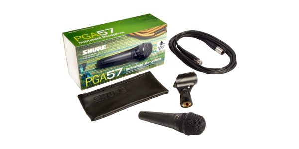 Shure PGA57 Cardioid Dynamic Instrument Microphone with XLR Cable