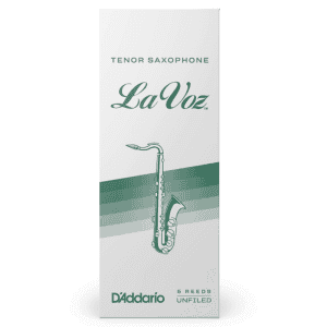 Tenor Saxophone Reeds, La Voz, box of 5