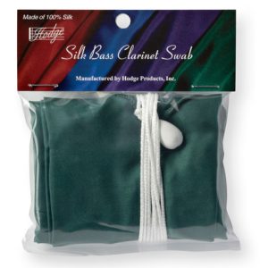 Hodge Silk Bass Clarinet Swab, Black