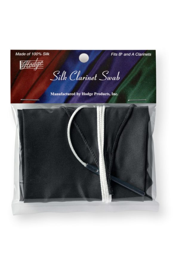 Hodge Silk Clarinet Swab, Black