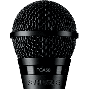 Shure PGA58 Cardioid Dynamic Vocal Microphone with XLR Cable