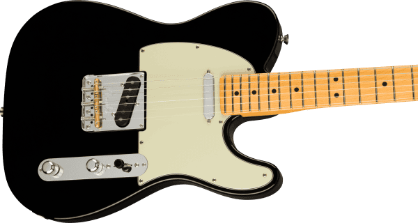 a white electric guitar