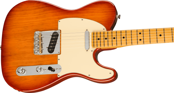 a close up of a guitar