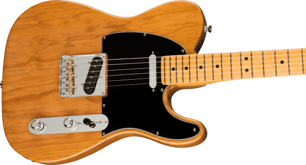 a brown electric guitar