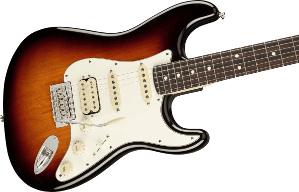 a white electric guitar