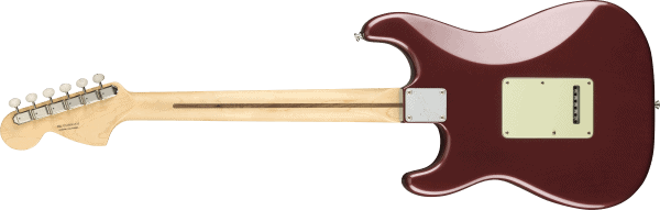 a red electric guitar