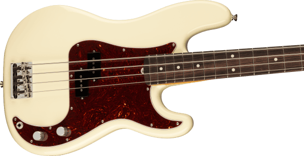 a red and white guitar