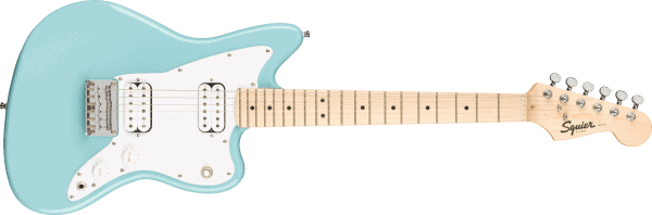 a white electric guitar