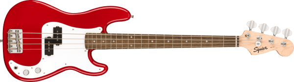 a red electric guitar