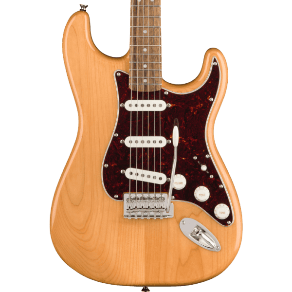 a brown electric guitar