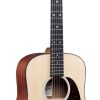 a brown guitar with black strings