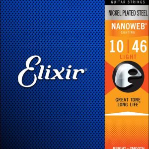 ELIXIR NANOWEB ELECTRIC NICKEL PLATED STEEL