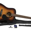 Gigmaker Standard-Burst-contents Yamaha GigMaker Standard Acoustic Guitar Package