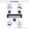 NP-12B-11-connectivity Connectivity Headphone Foot Pedal PHONES/ OUTPUT SUSTAIN YAMAHA USB TO HOST PC Smart Device *The accessories and cables shown are sold separately