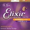 ELIXIR ACOUSTIC PHOSPHOR BRONZE WITH NANOWEB COATING ELIXIR NANOWEB ACOUSTIC PHOSPHOR BRONZE