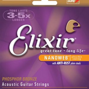 ELIXIR NANOWEB ACOUSTIC PHOSPHOR BRONZE