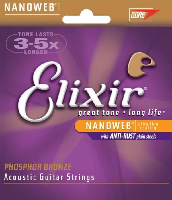ELIXIR NANOWEB ACOUSTIC PHOSPHOR BRONZE