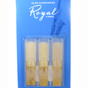 Alto Saxophone Reeds, Royal by D'Addario, 3 pack