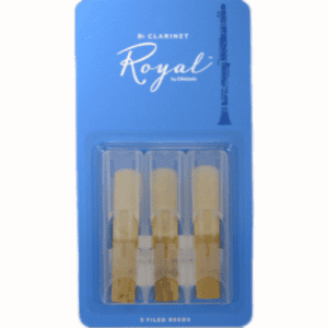 Clarinet Reeds, Royal by D'Addario, Bb, 3 pack