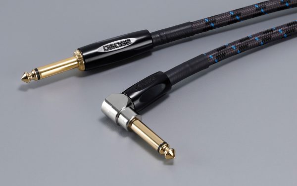 Boss 15' Instrument Cable W/ ANGLED END