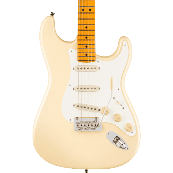 Lincoln Brewster Stratocaster in Olympic Pearl