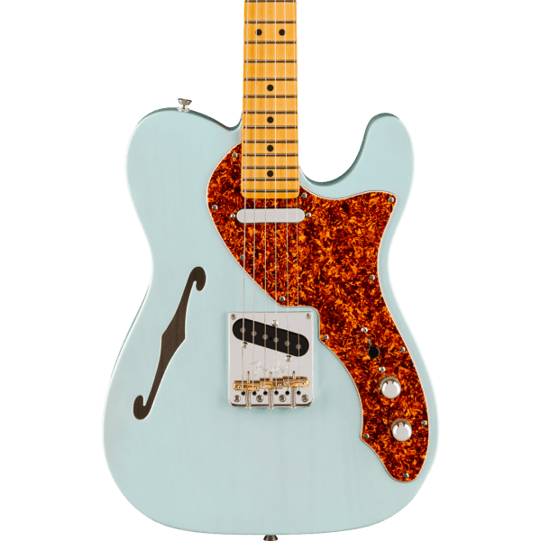 American Professional II Telecaster Thinline in Transparent Daphne Blue