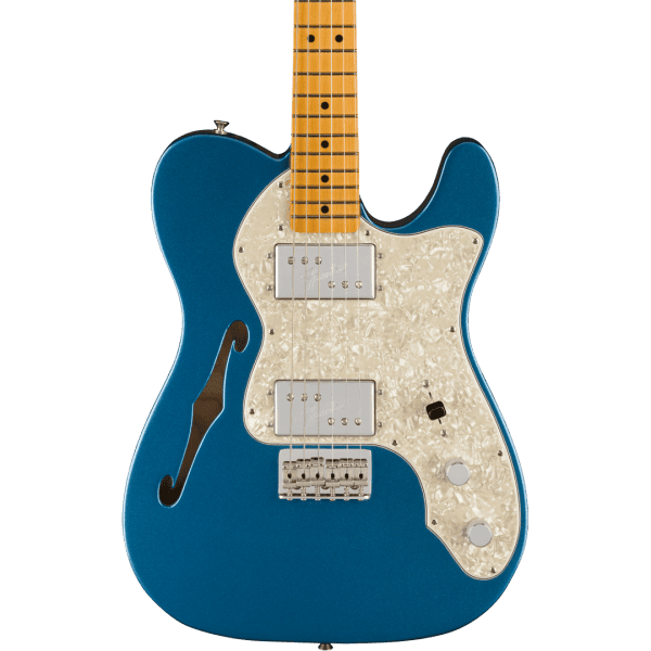 Vintage II 1972 Telecaster Thinline in Lake Placid Blue